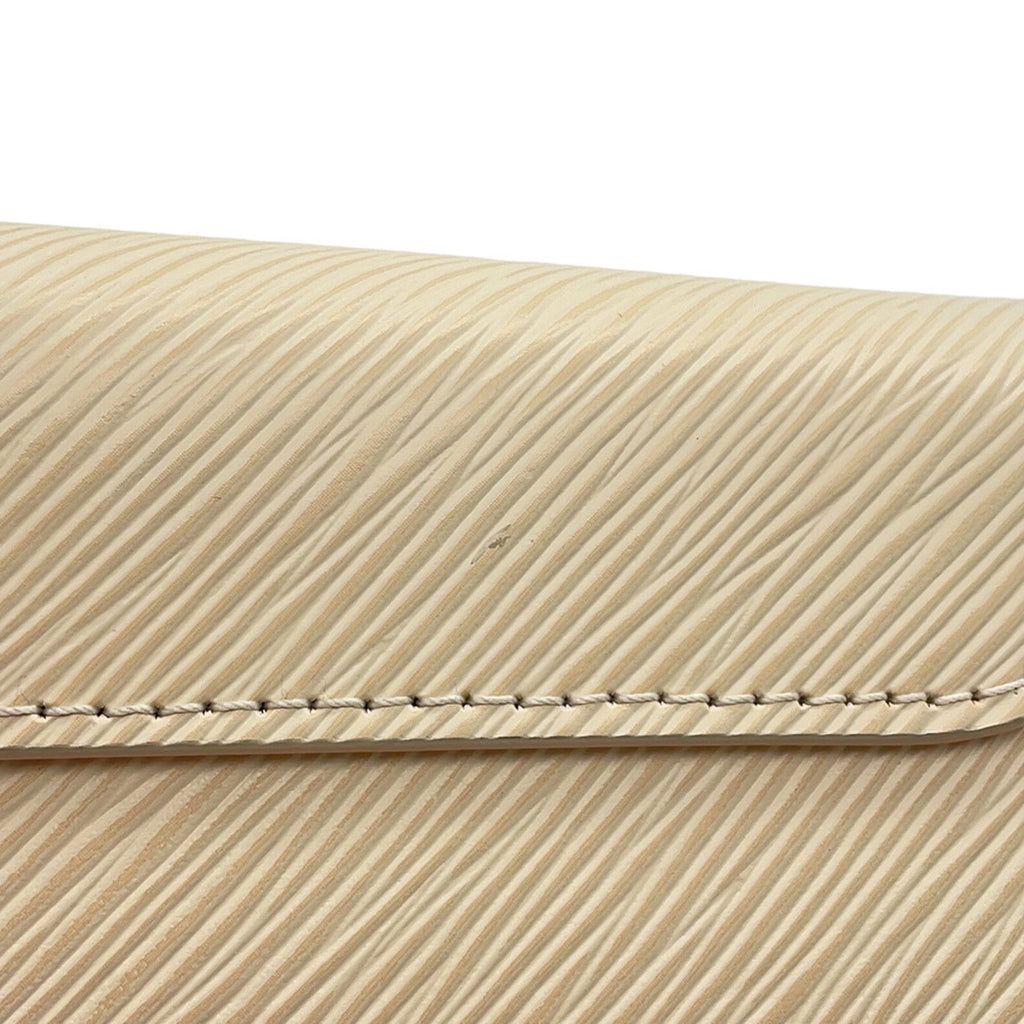 Louis Vuitton White Exotic Leather Handbag