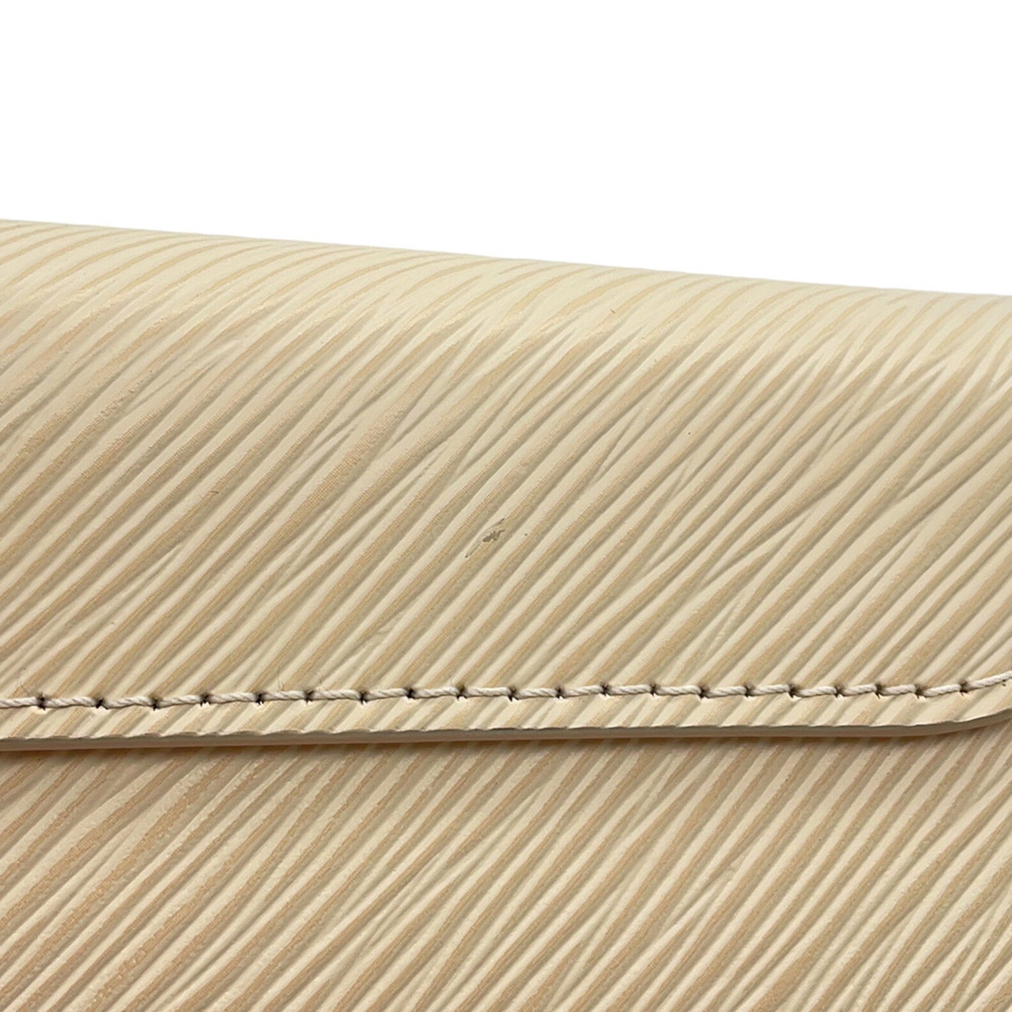 Louis Vuitton White Exotic Leather Handbag