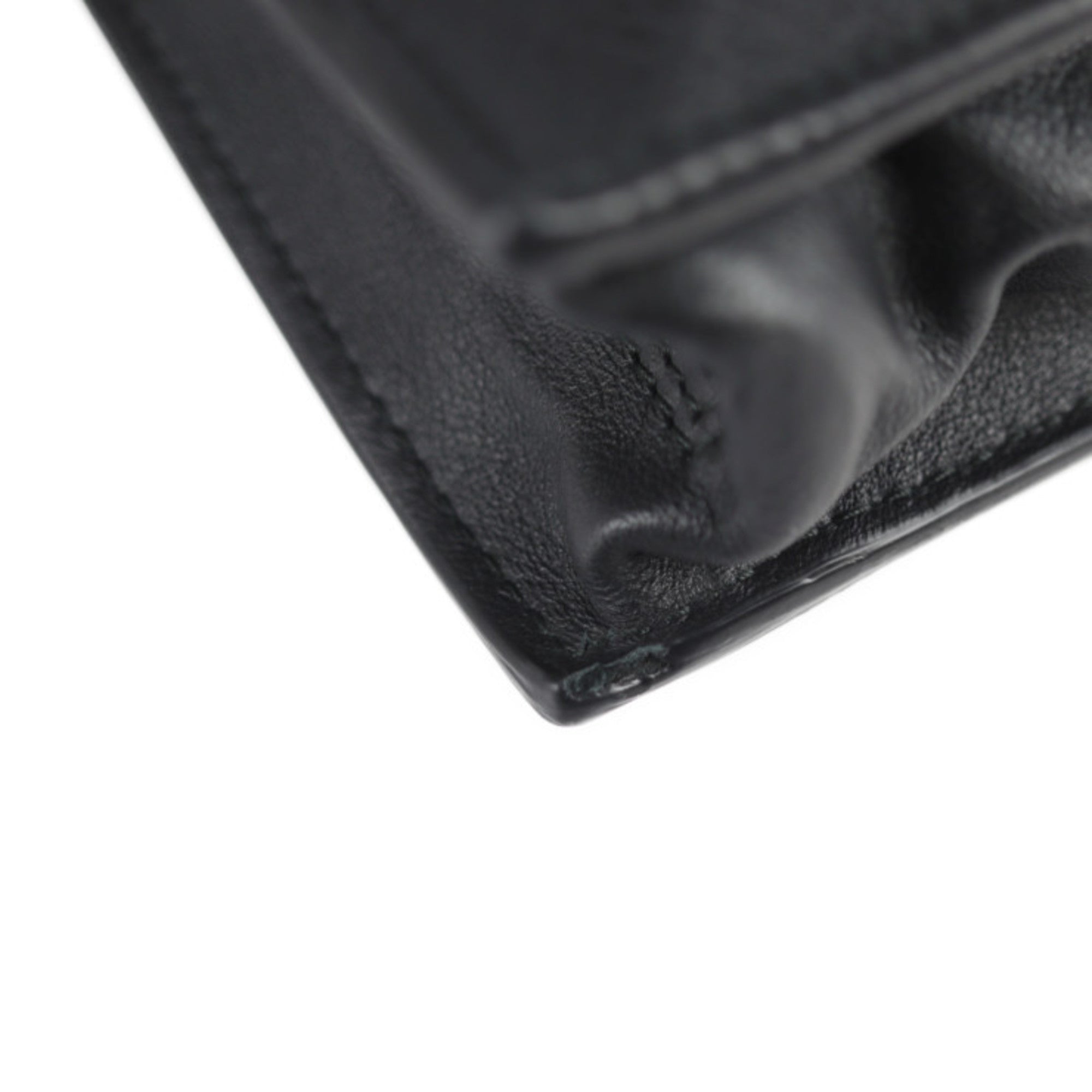 Balenciaga Paper Black Leather Clutch