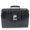 Gucci Black Leather Briefcase Handbag (Pre-Owned)