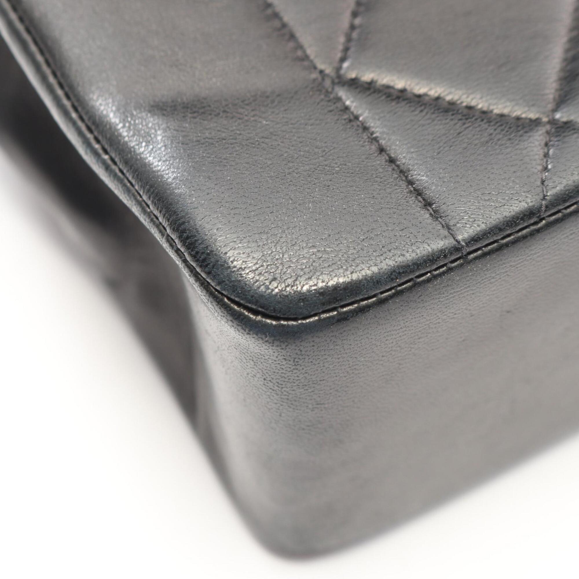 Chanel Black Leather Handbag Shoulder Bag