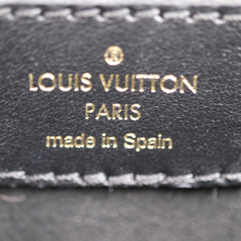 Louis Vuitton Black Leather Pochette Shoulder Bag