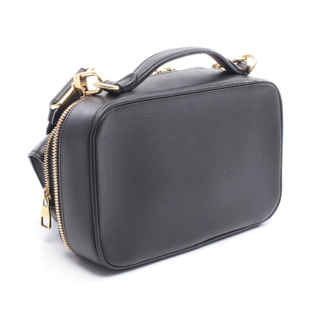 Louis Vuitton Black Leather Shoulder Bag
