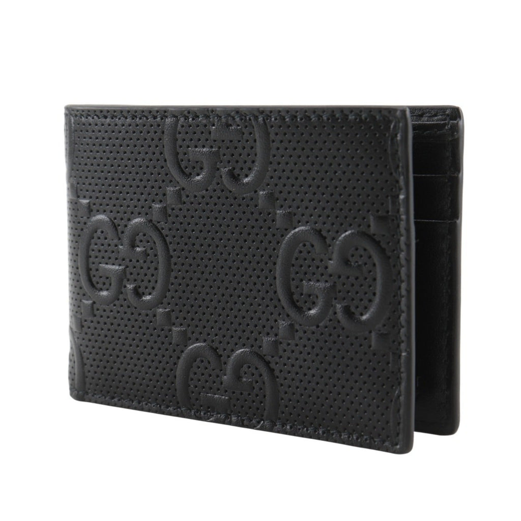 Gucci Black Leather Coin Purse/Coin Case (Pre-Owned)