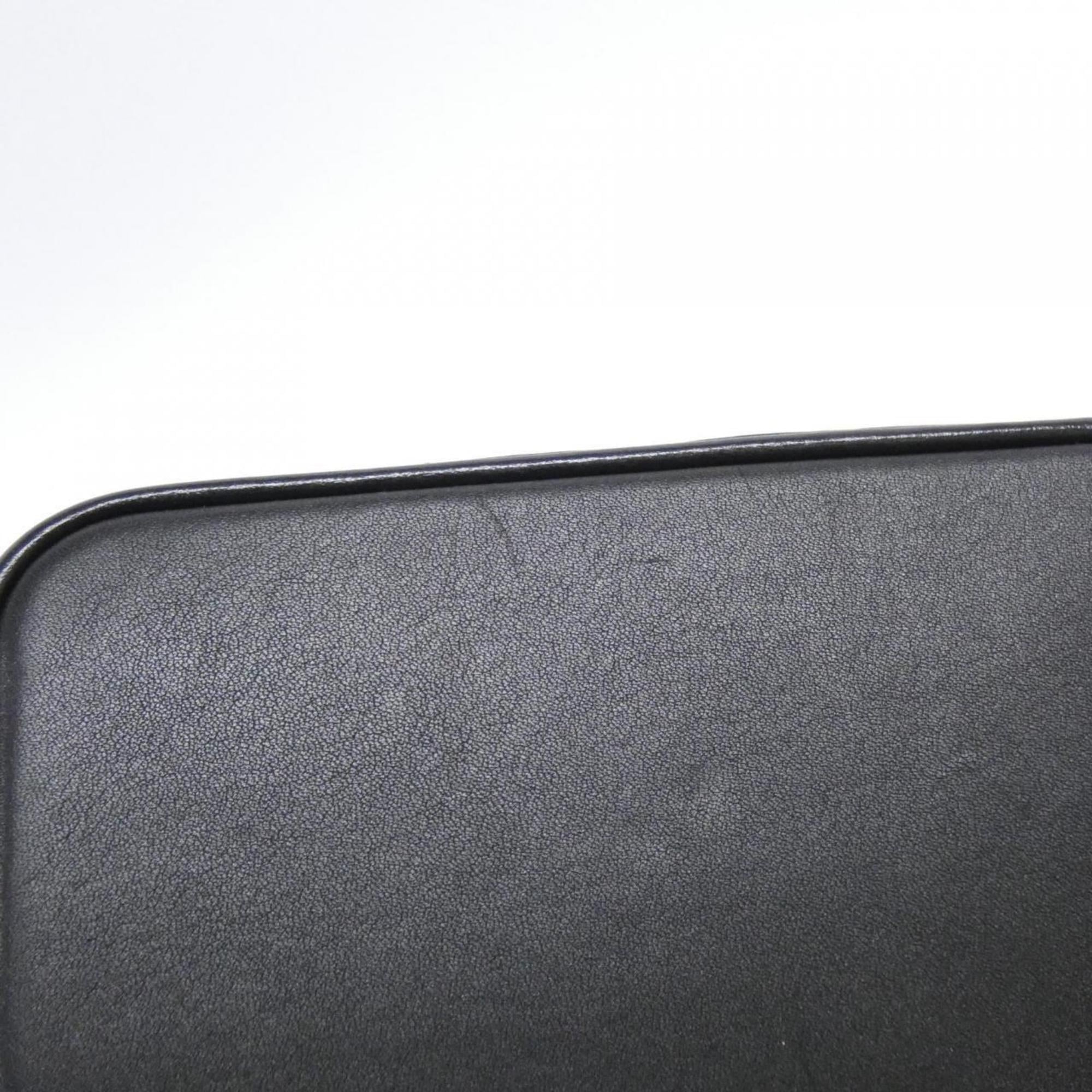 Louis Vuitton Black Leather Handbag