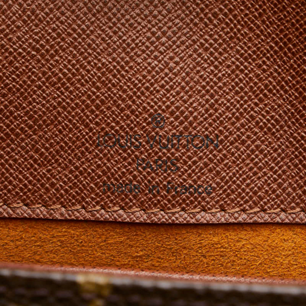 Louis Vuitton Monogram Brown Pvc Leather Handbag Shoulder Bag