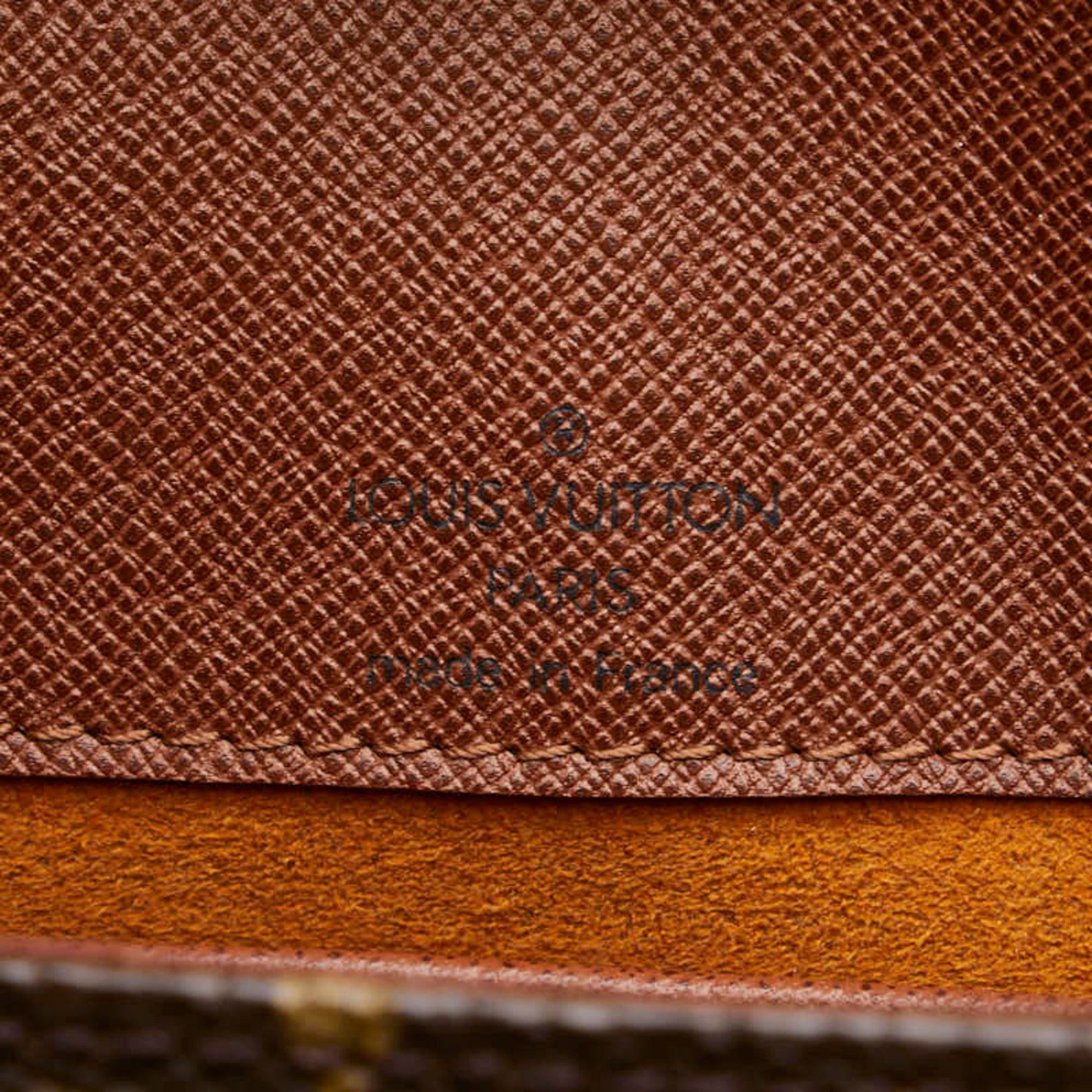 Louis Vuitton Monogram Brown Pvc Leather Handbag Shoulder Bag