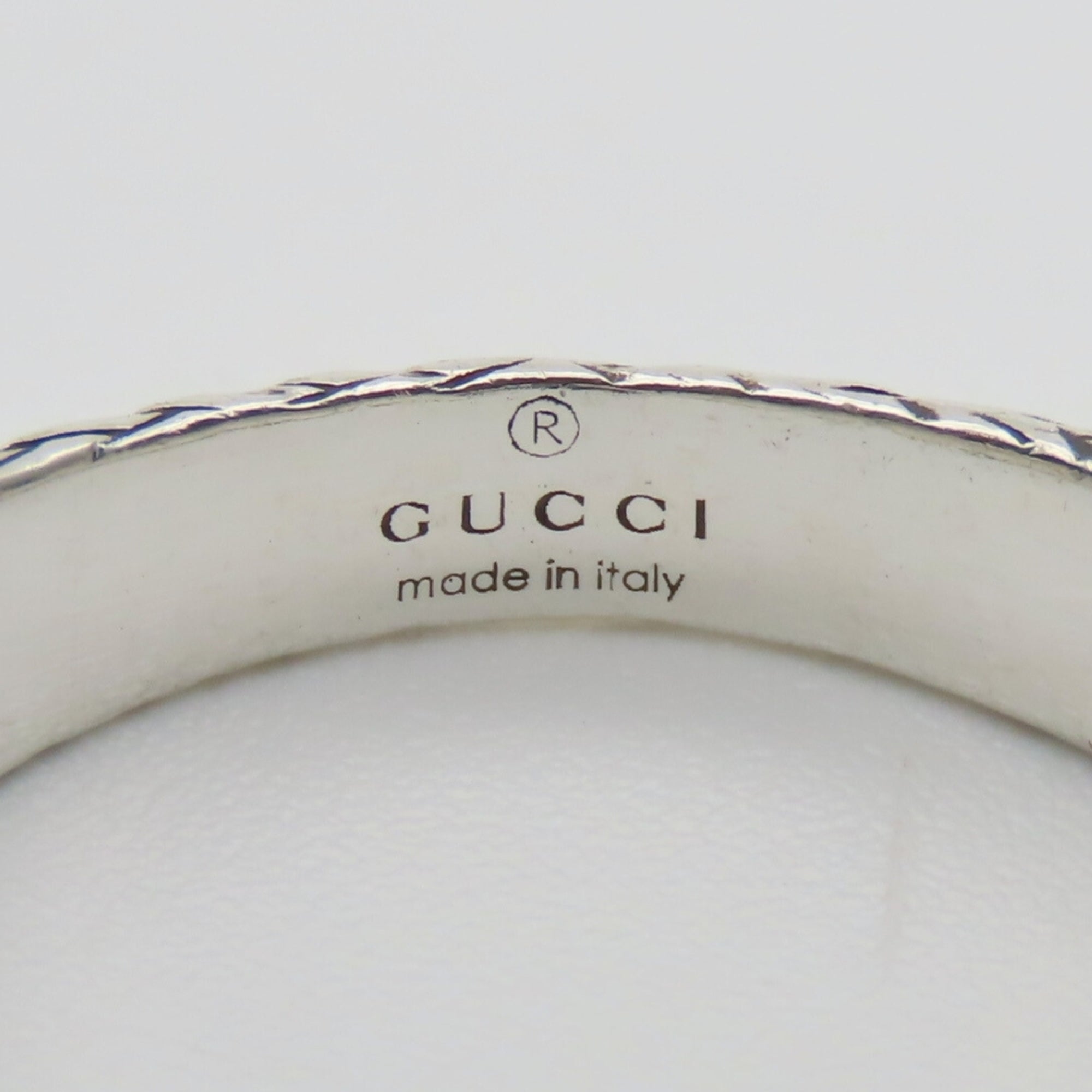 Gucci Silver Silver 925 Band Ring (Pre-Owned)