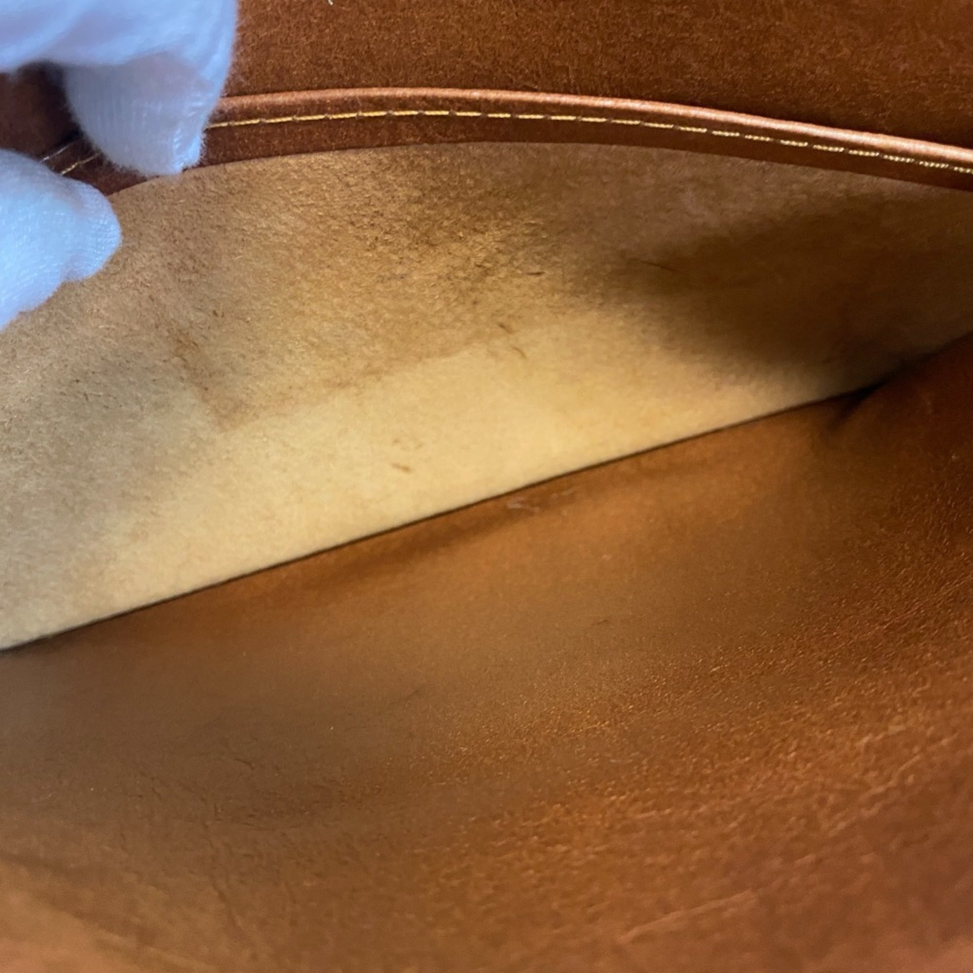 Louis Vuitton Brown Monogram Leather Clutch Bag