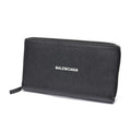 Balenciaga Black Leather Long Wallet (Bi-Fold)