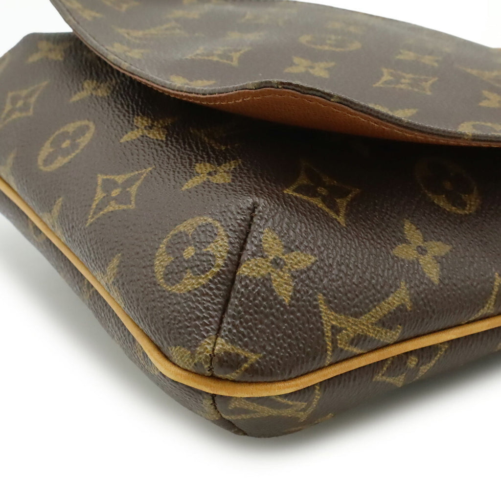 Louis Vuitton Black Brown Monogram Monogram Shoulder Bag