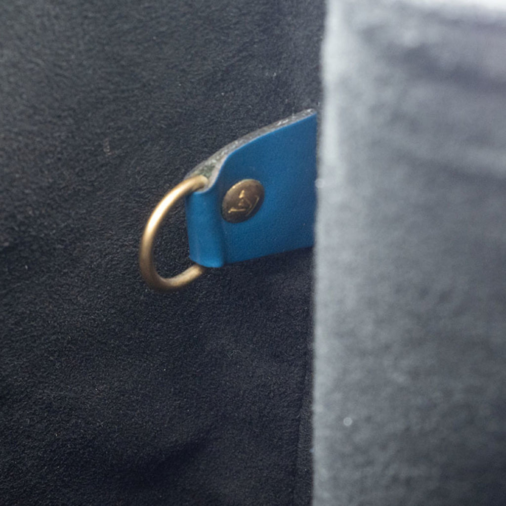 Louis Vuitton Toledo Blue Epi Leather Shoulder Bag