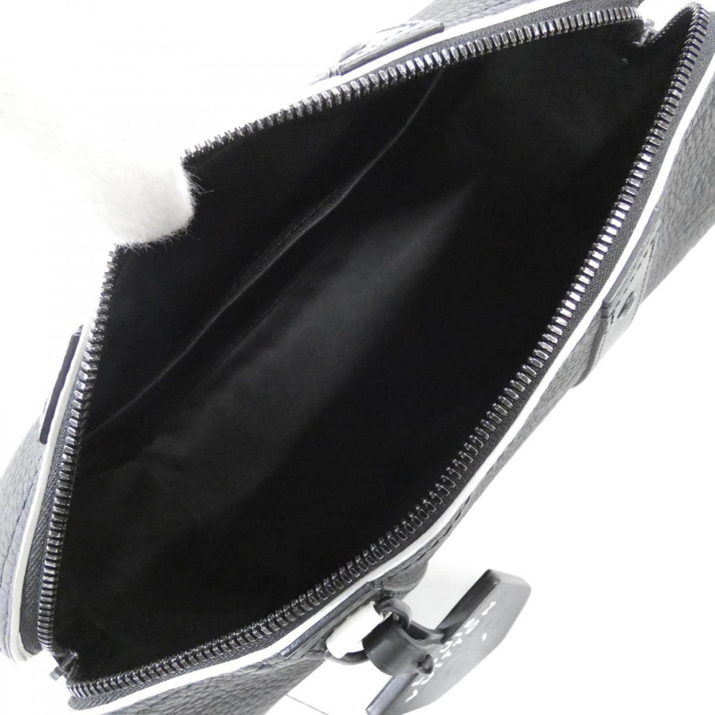 Louis Vuitton Black Leather Shoulder Bag