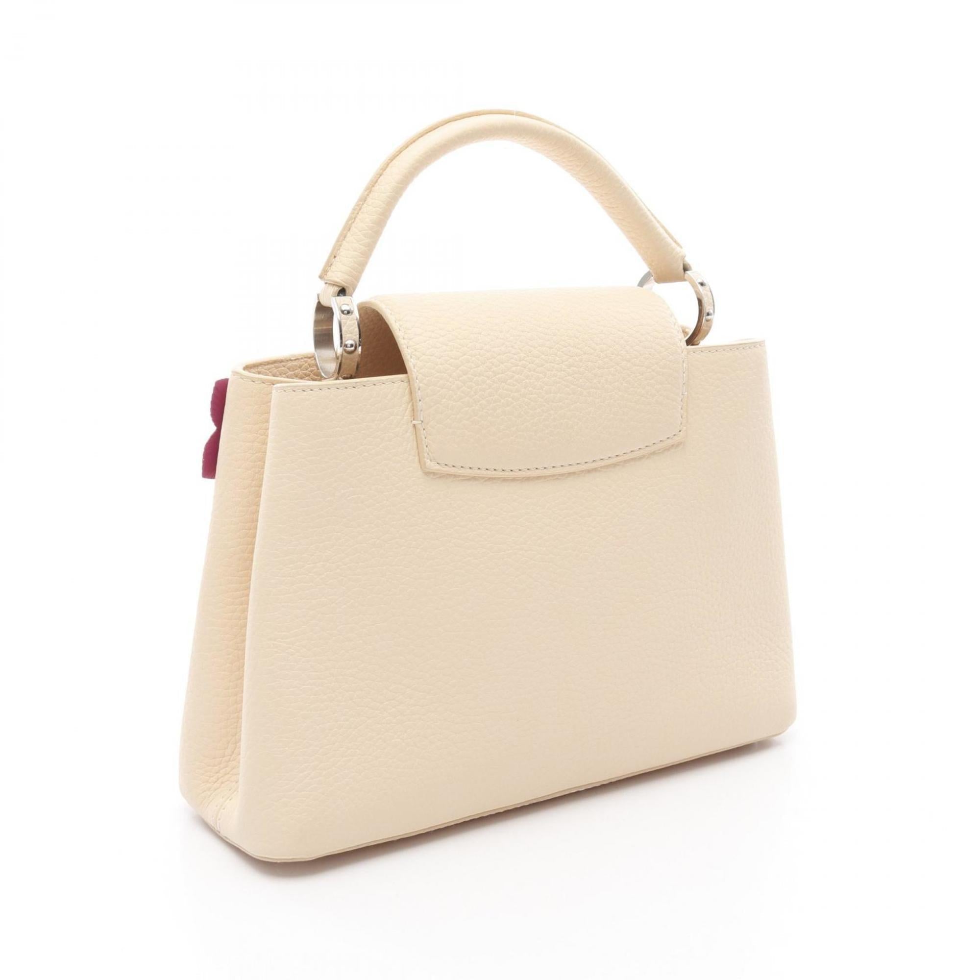 Louis Vuitton Ivory Leather Handbag
