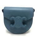 Celine Blue Leather Shoulder Bag