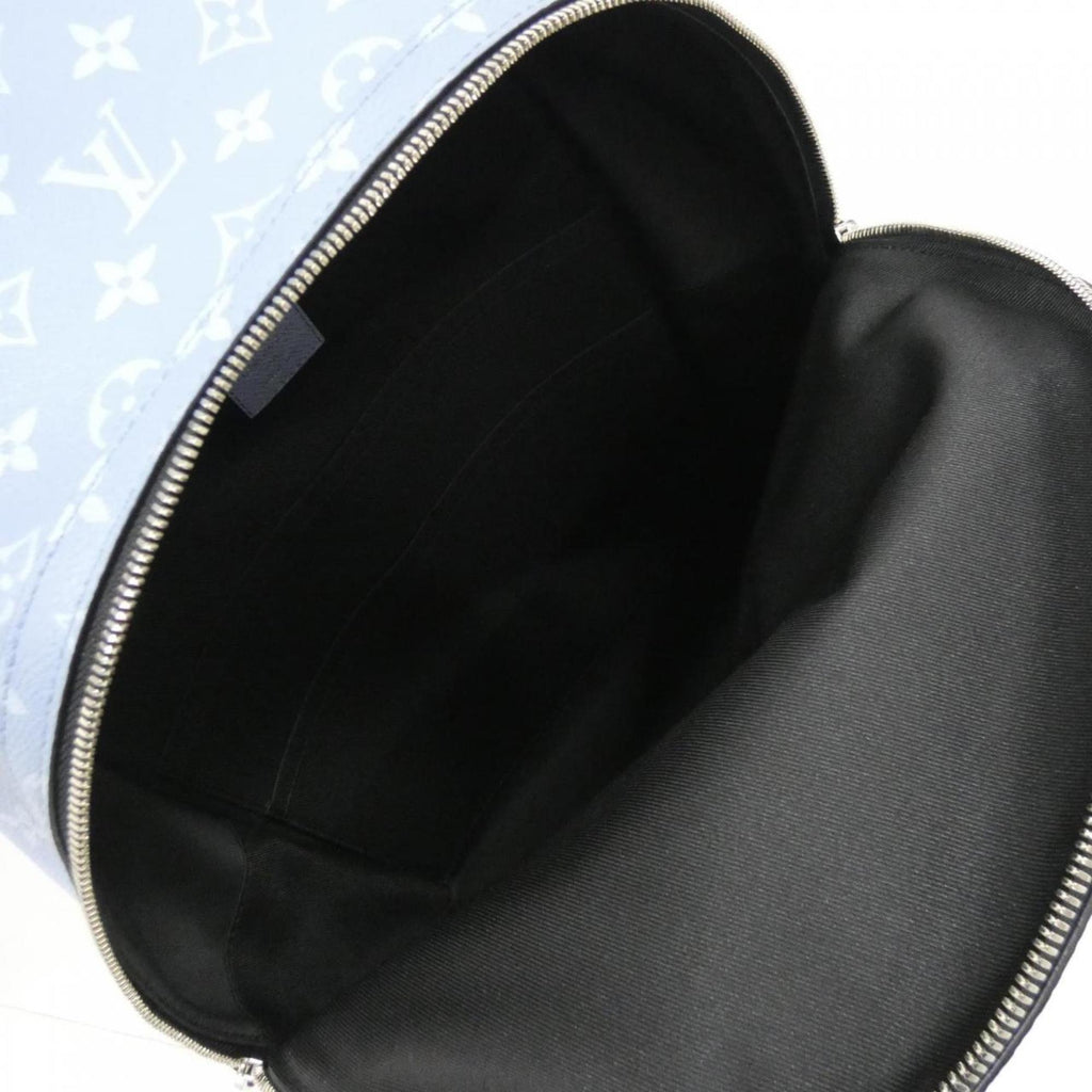 Louis Vuitton Blue Ciel Leather Backpack
