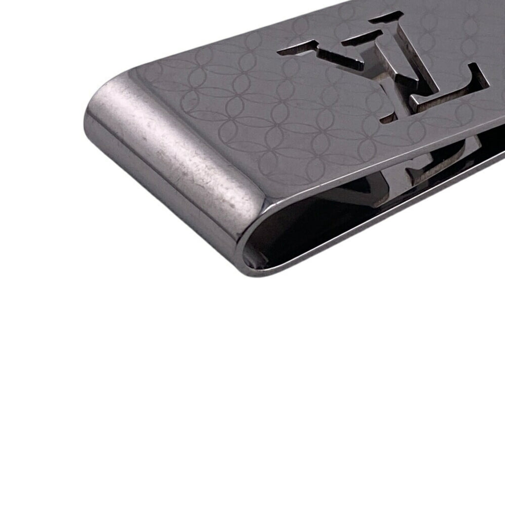 Louis Vuitton Silver Stainless Steel Money Clip