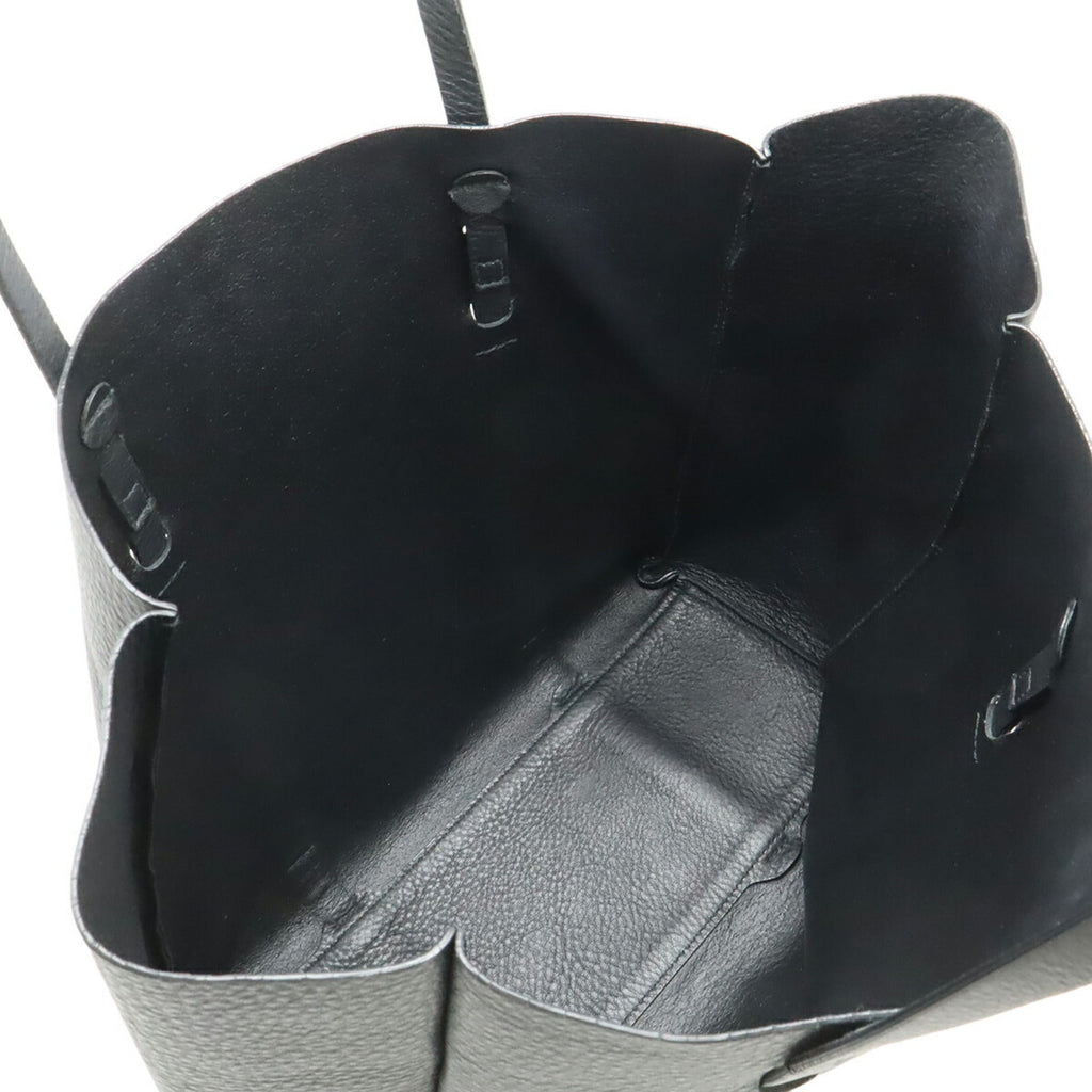 Balenciaga Black Leather Shoulder Bag Tote