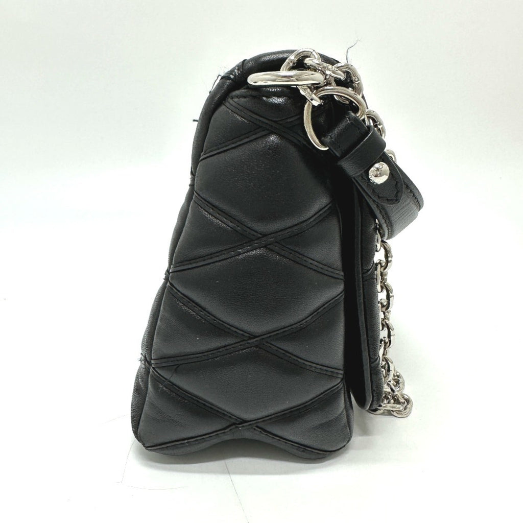 Louis Vuitton Black Noir Leather Handbag Shoulder Bag