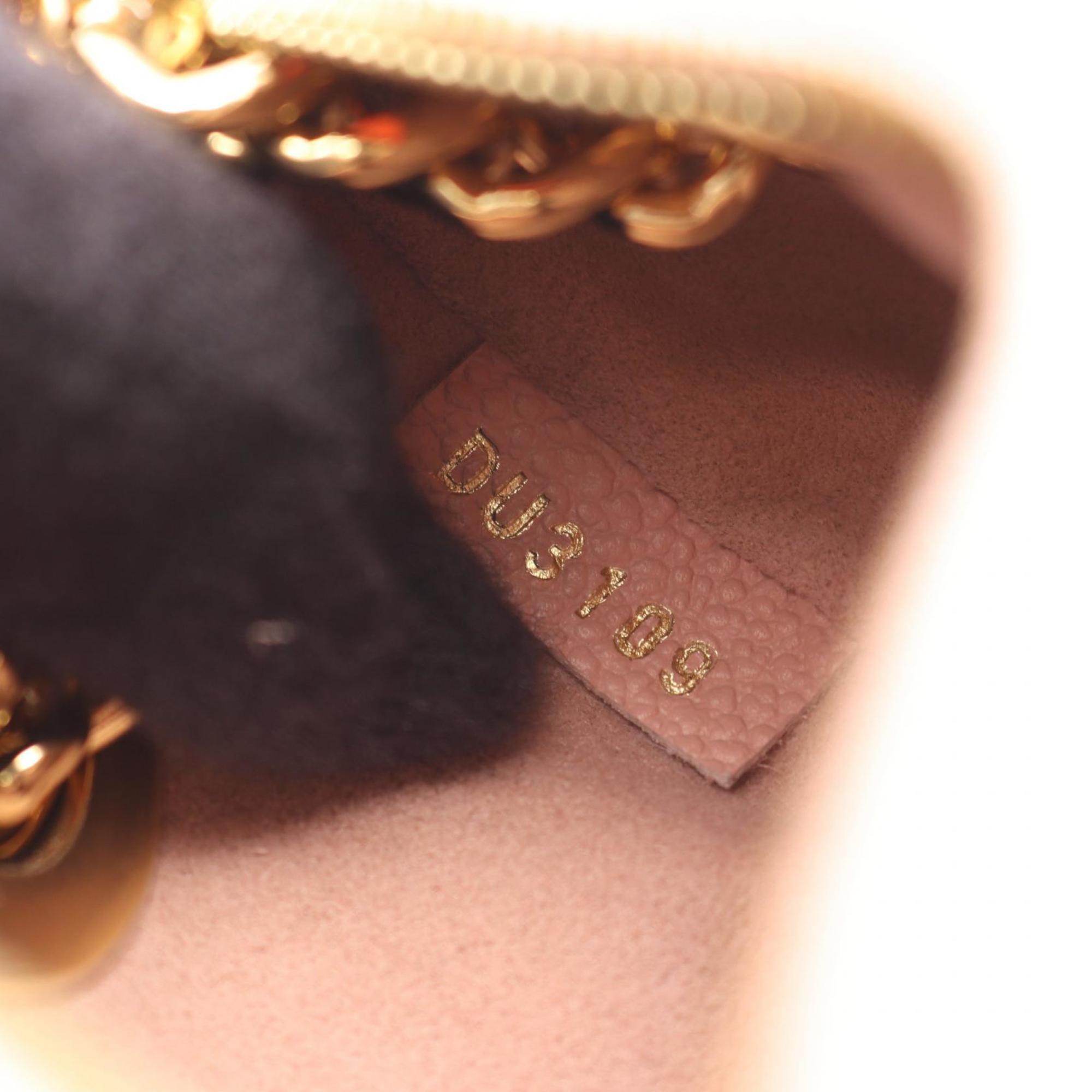 Louis Vuitton Brown Monogram Pink Coated Canvas Shoulder Bag