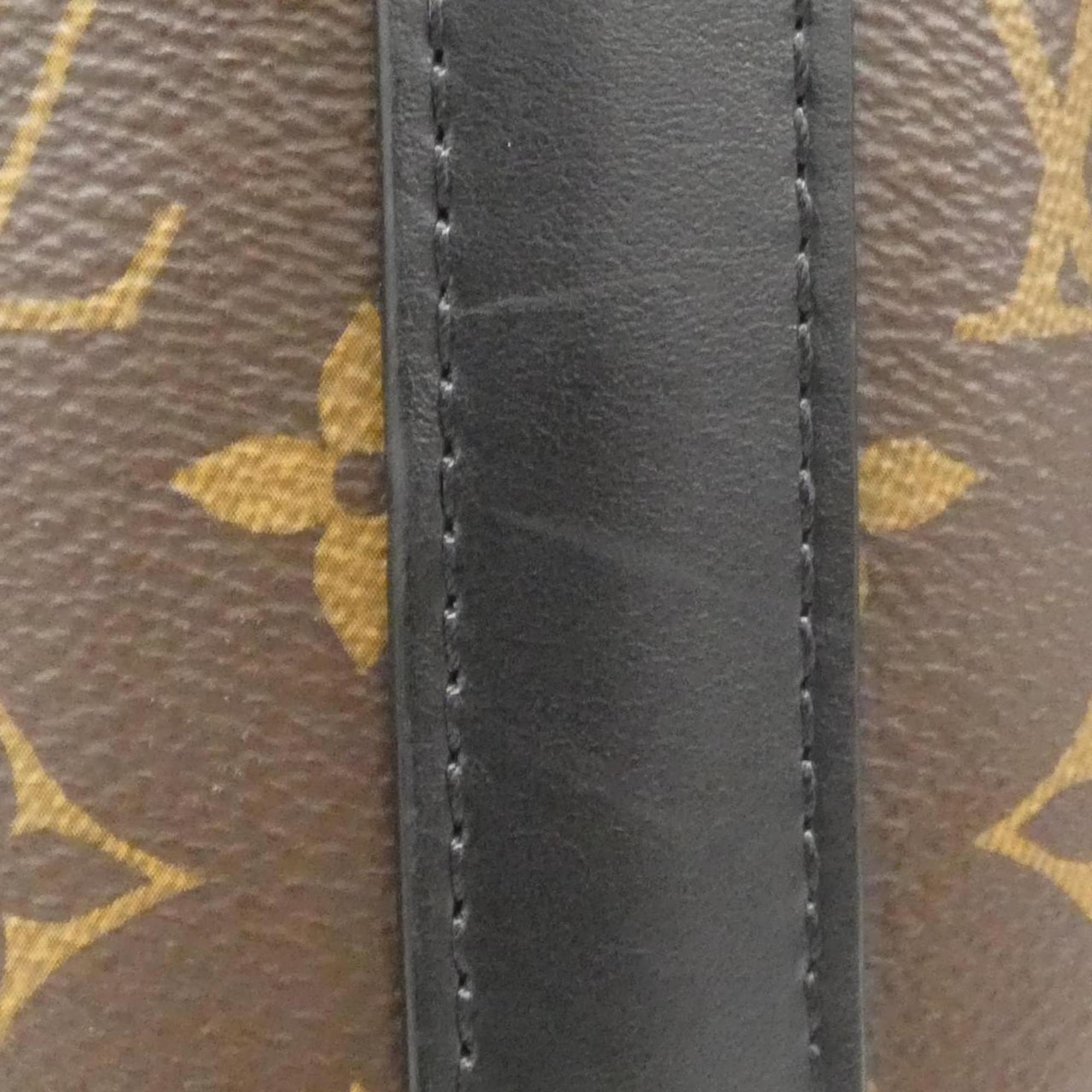 Louis Vuitton Marron Coated Canvas Handbag