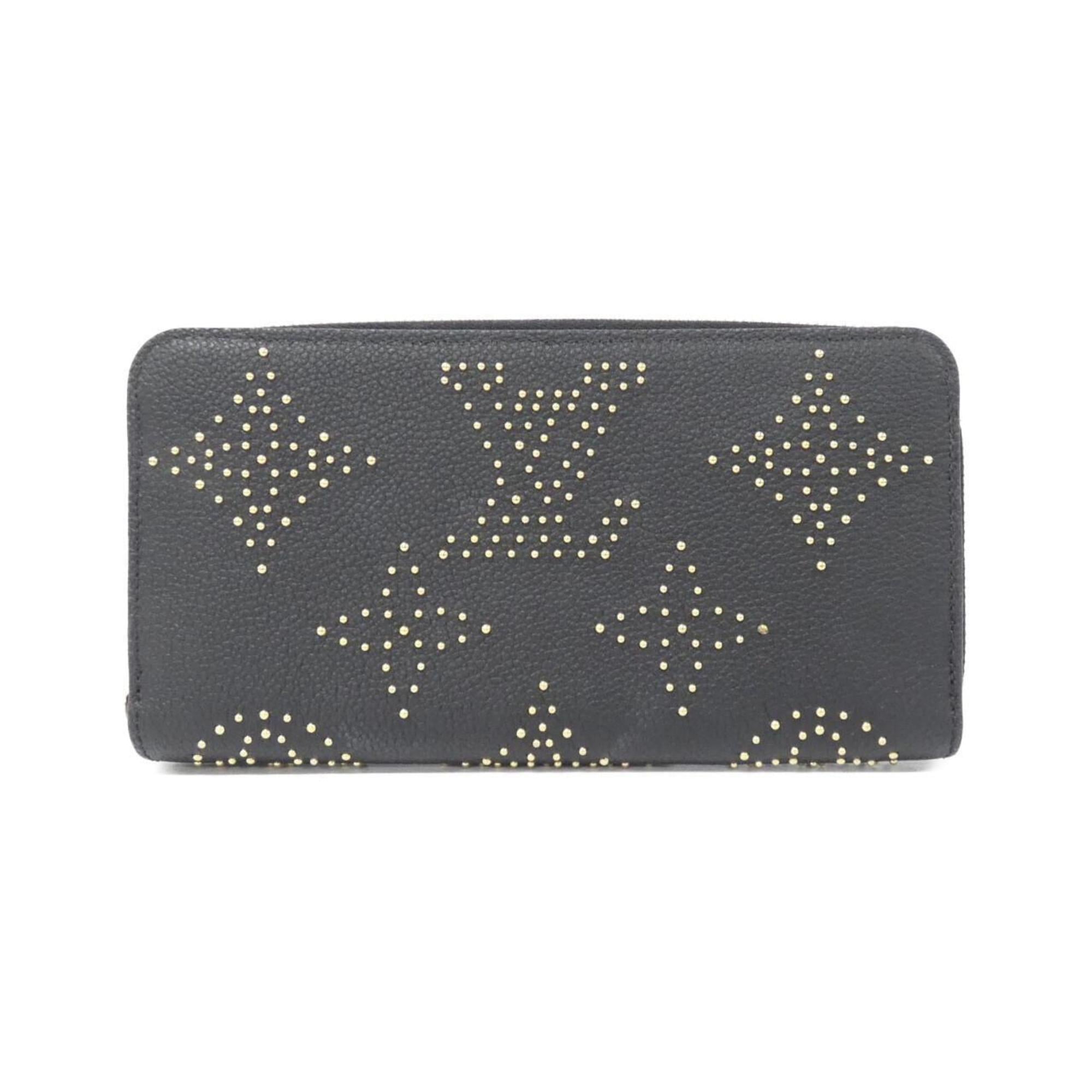 Louis Vuitton Black Leather Long Wallet