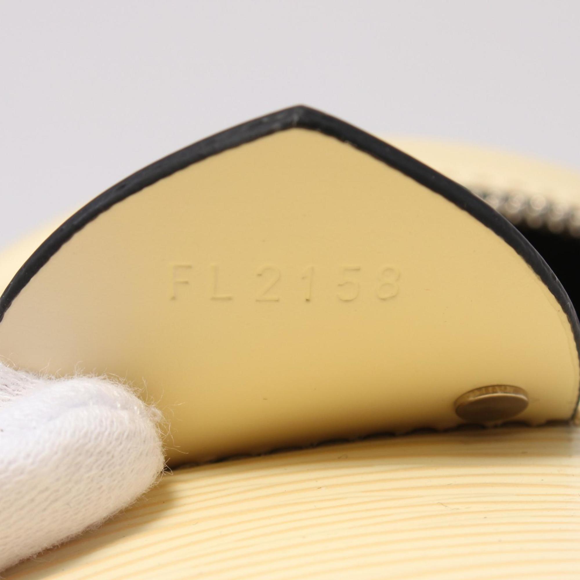 Louis Vuitton Yellow Epi Leather Handbag Vanity Bag