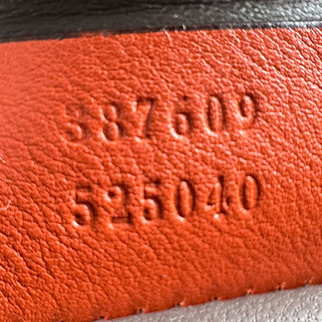 Gucci Orange Leather Shoulder Bag (Pre-Owned)