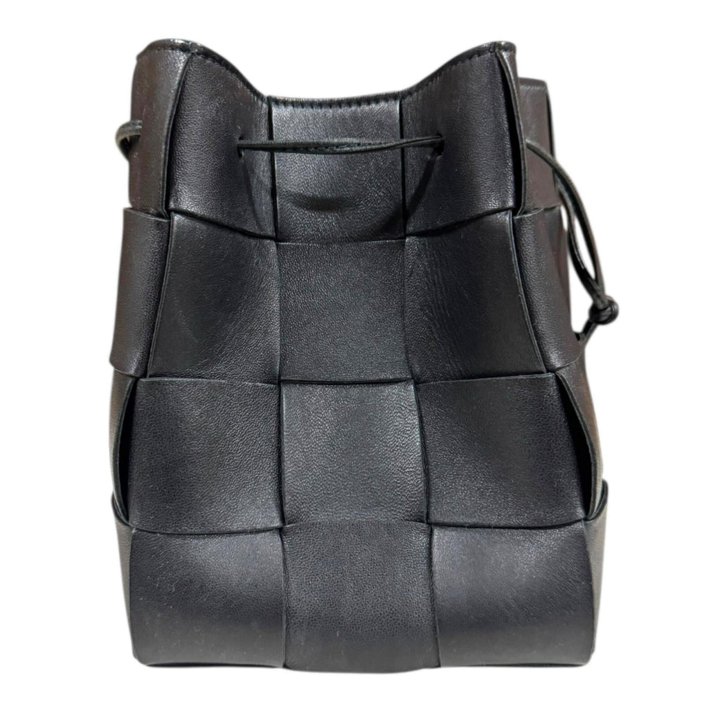 Bottega Veneta Black Leather Shoulder Bag