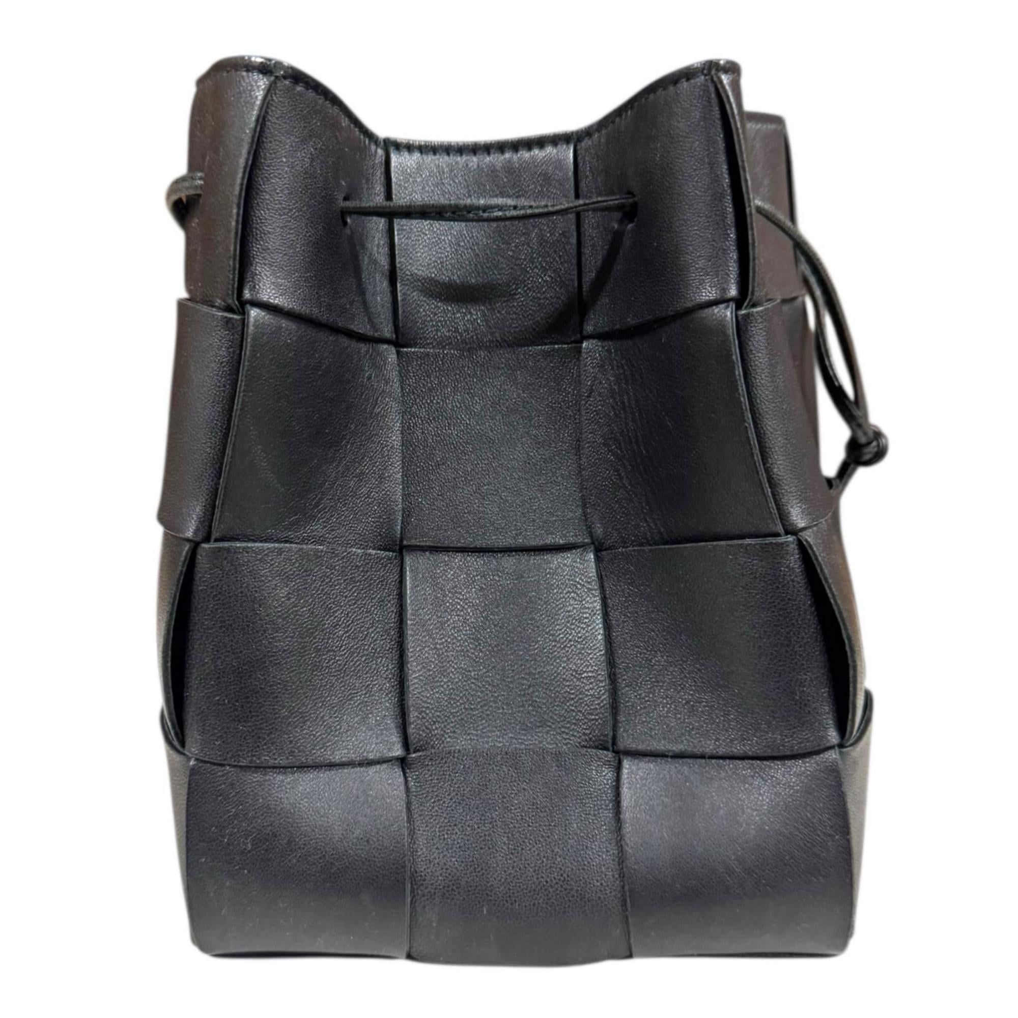 Bottega Veneta Black Leather Shoulder Bag