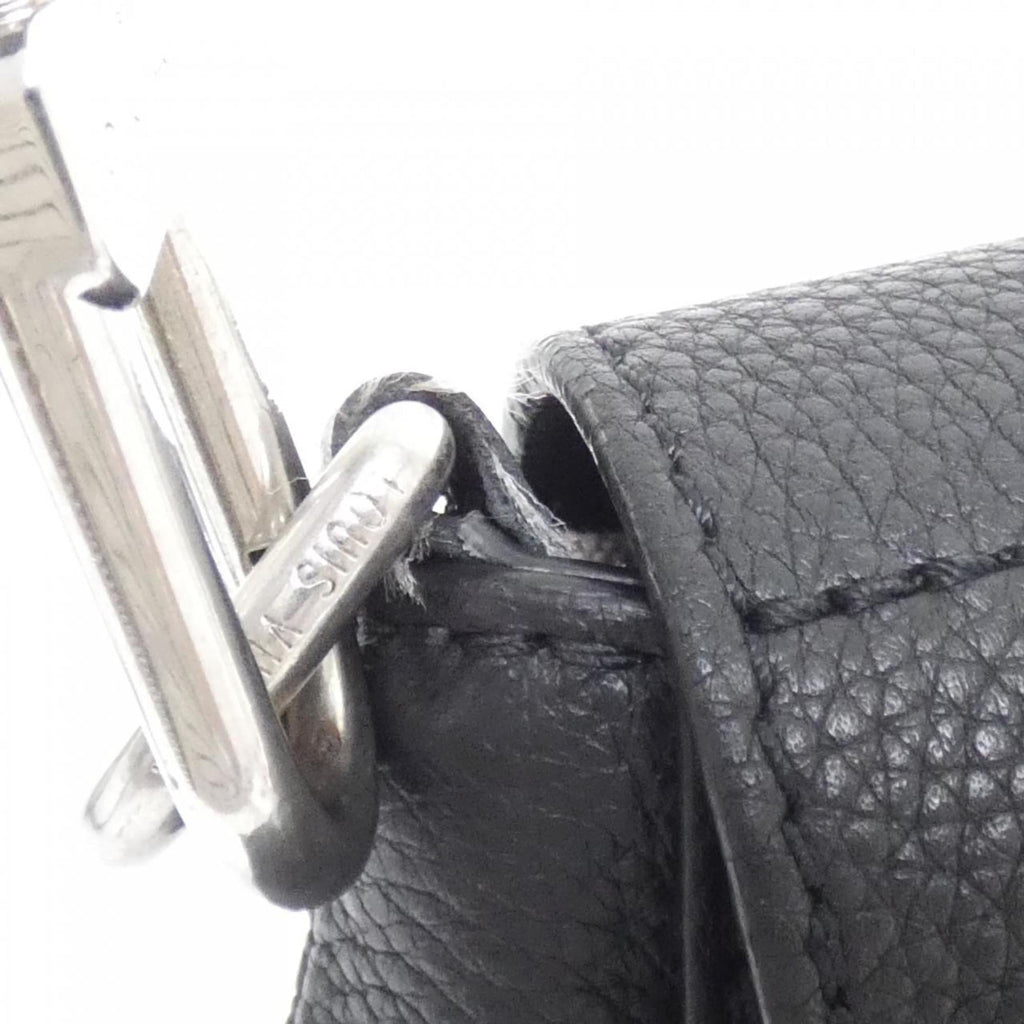 Louis Vuitton Black Leather Shoulder Bag