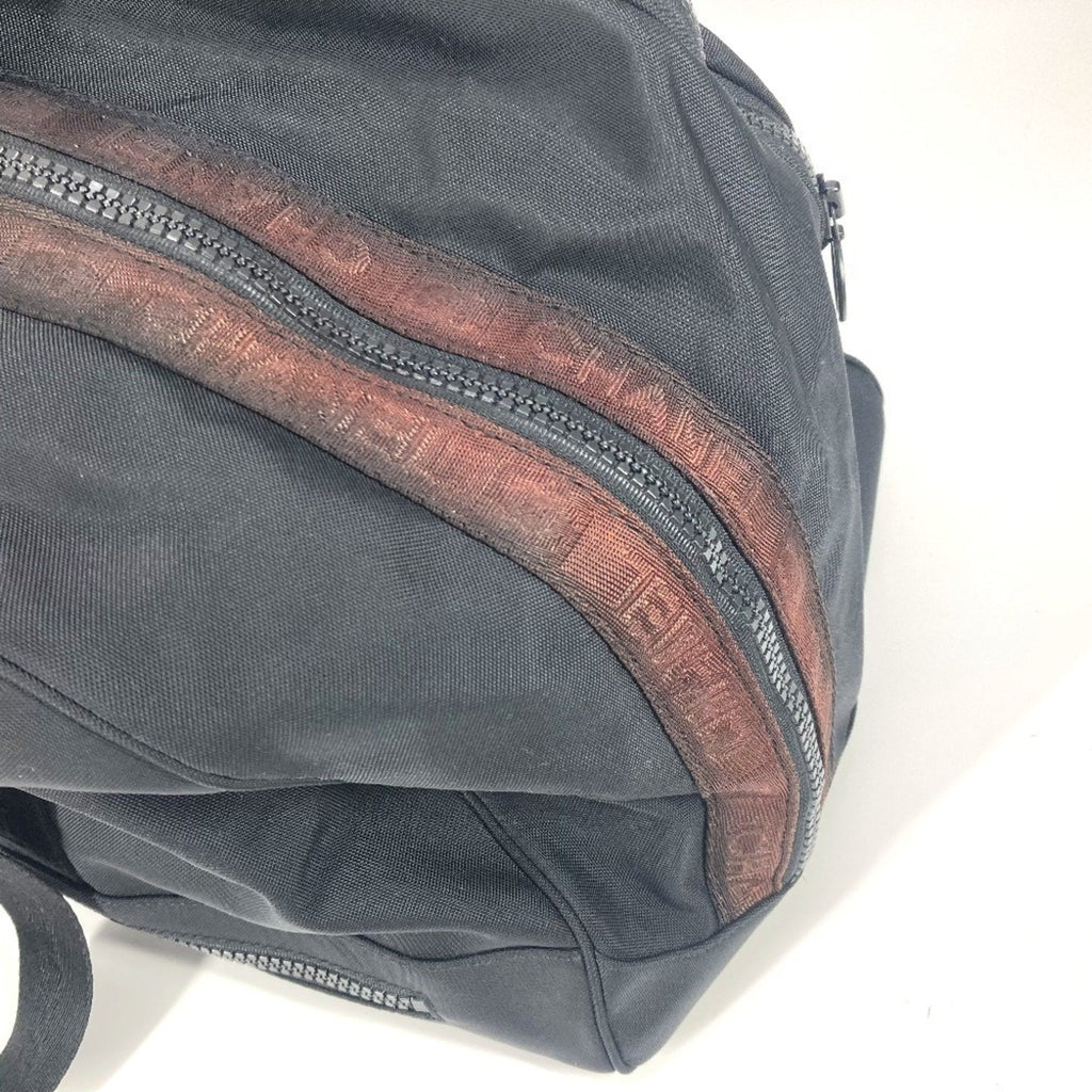 Chanel Black Nylon Boston Bag Shoulder Bag