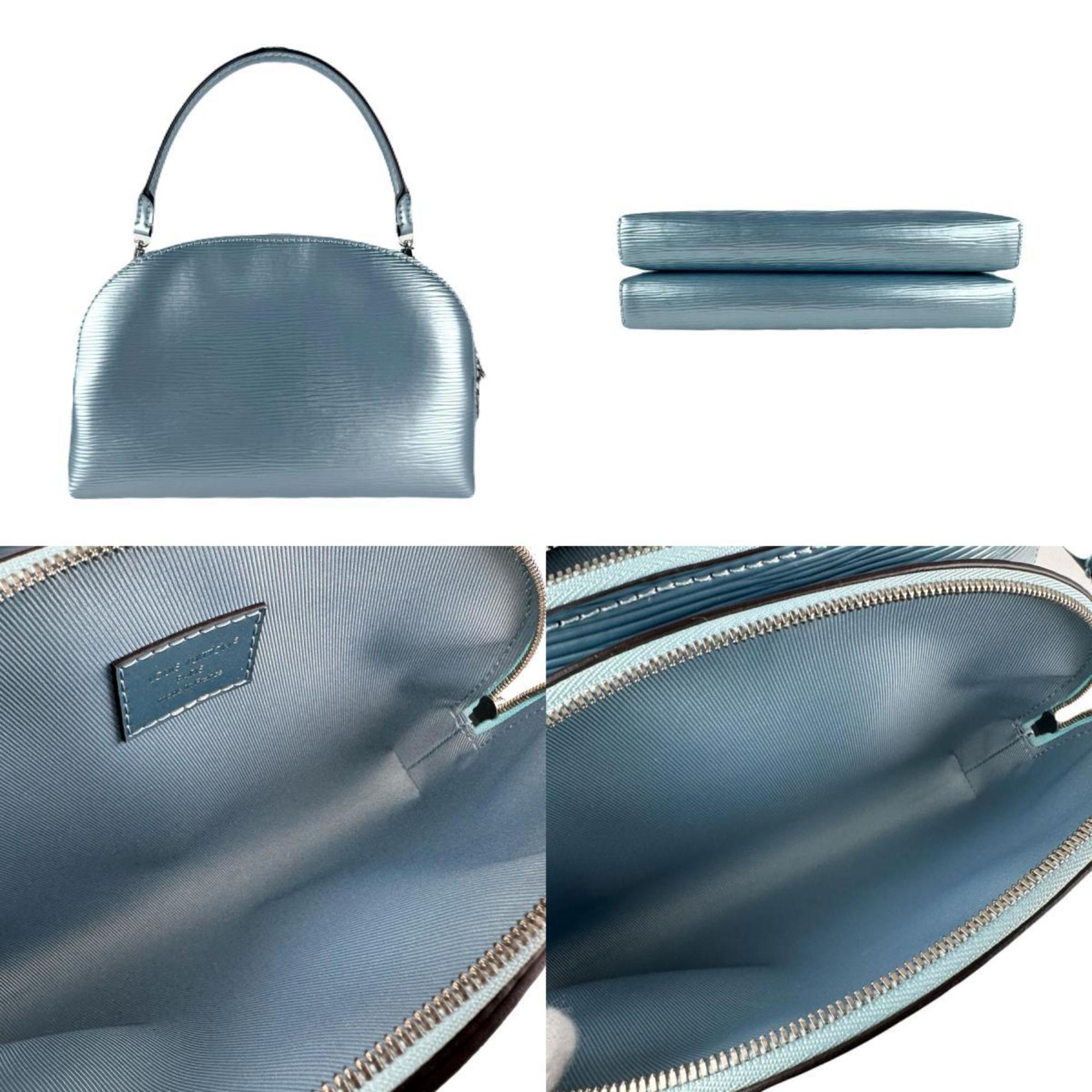 Louis Vuitton Metallic Blue Epi Leather Handbag Shoulder Bag