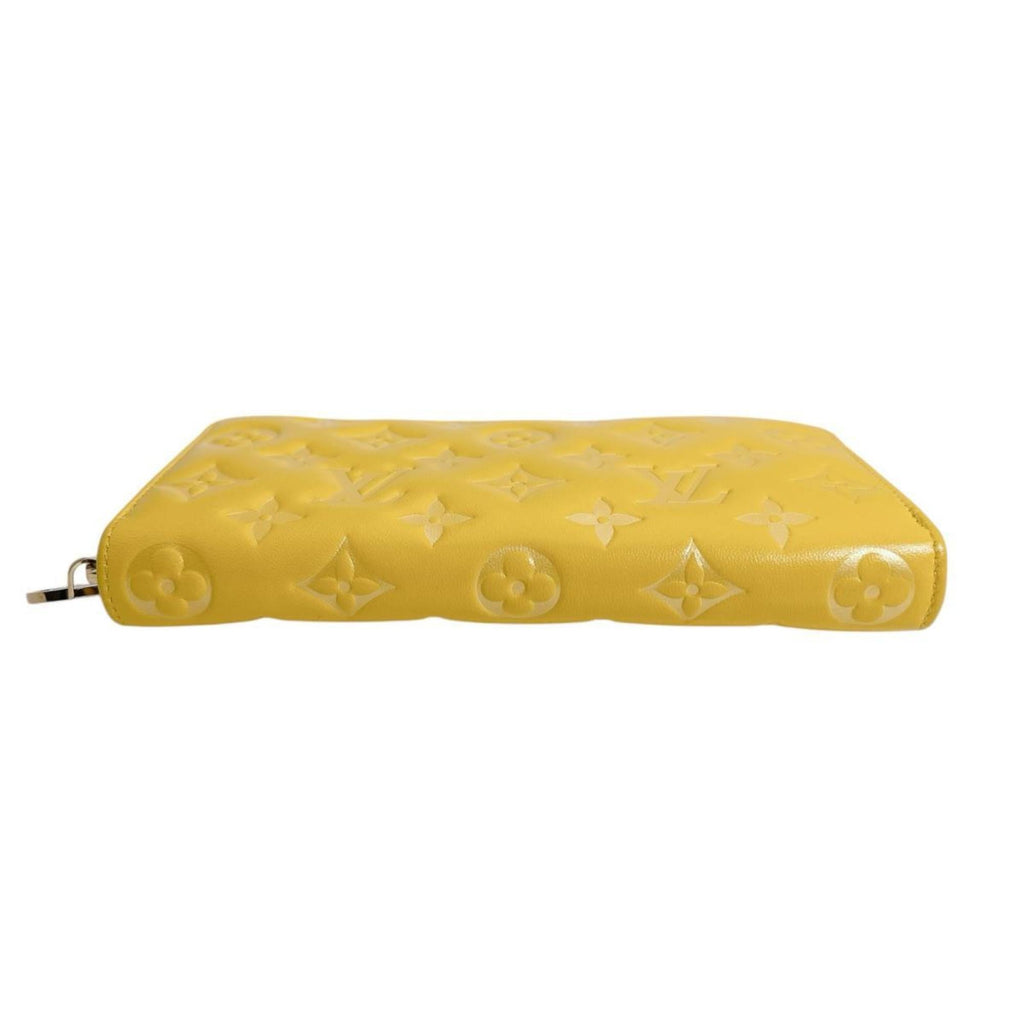 Louis Vuitton Monogram Empreinte Yellow Monogram Empreinte Long Wallet