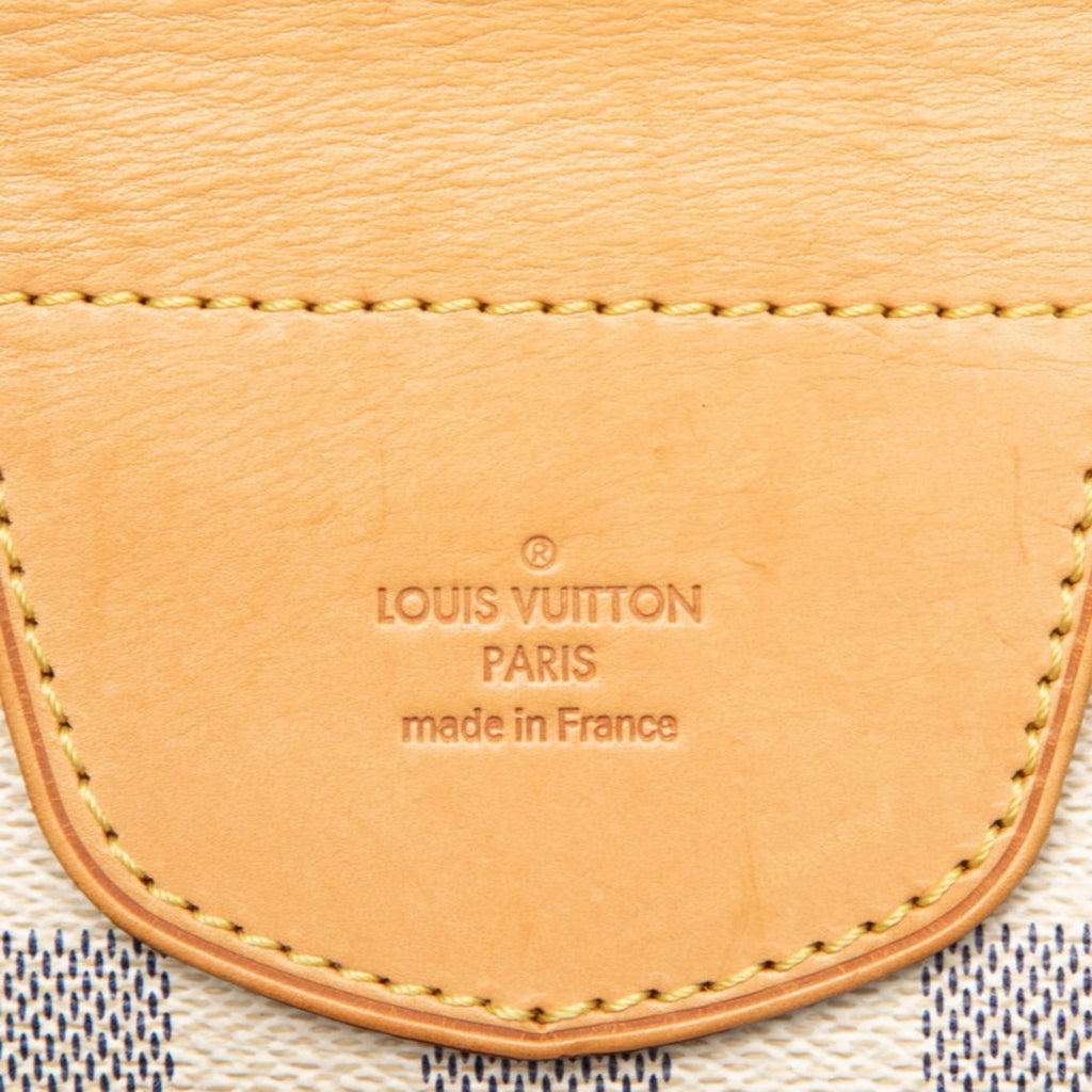Louis Vuitton White Damier Azur Handbag Tote Bag