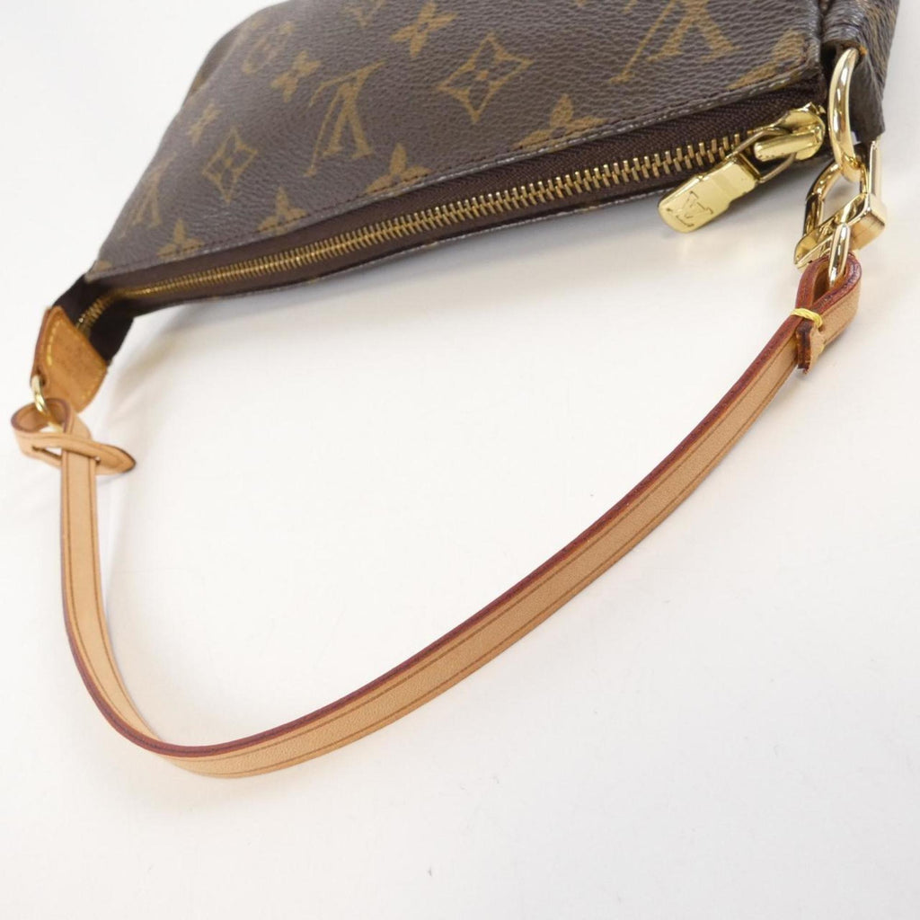 Louis Vuitton Brown Coated Canvas Pouch