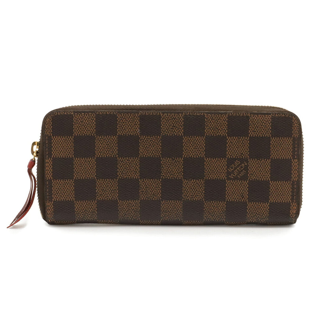 Louis Vuitton Cerise Damier Canvas Pvc Damier Canvas Long Bill Wallet