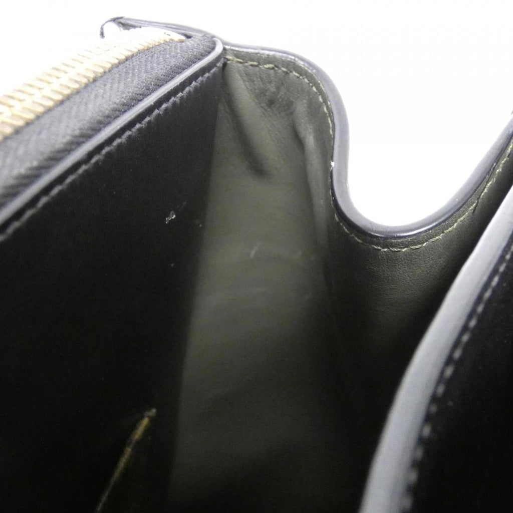 Louis Vuitton Black Coated Canvas Leather Handbag