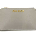 Gucci Gray Leather Coin Purse/Coin Case (Pre-Owned)
