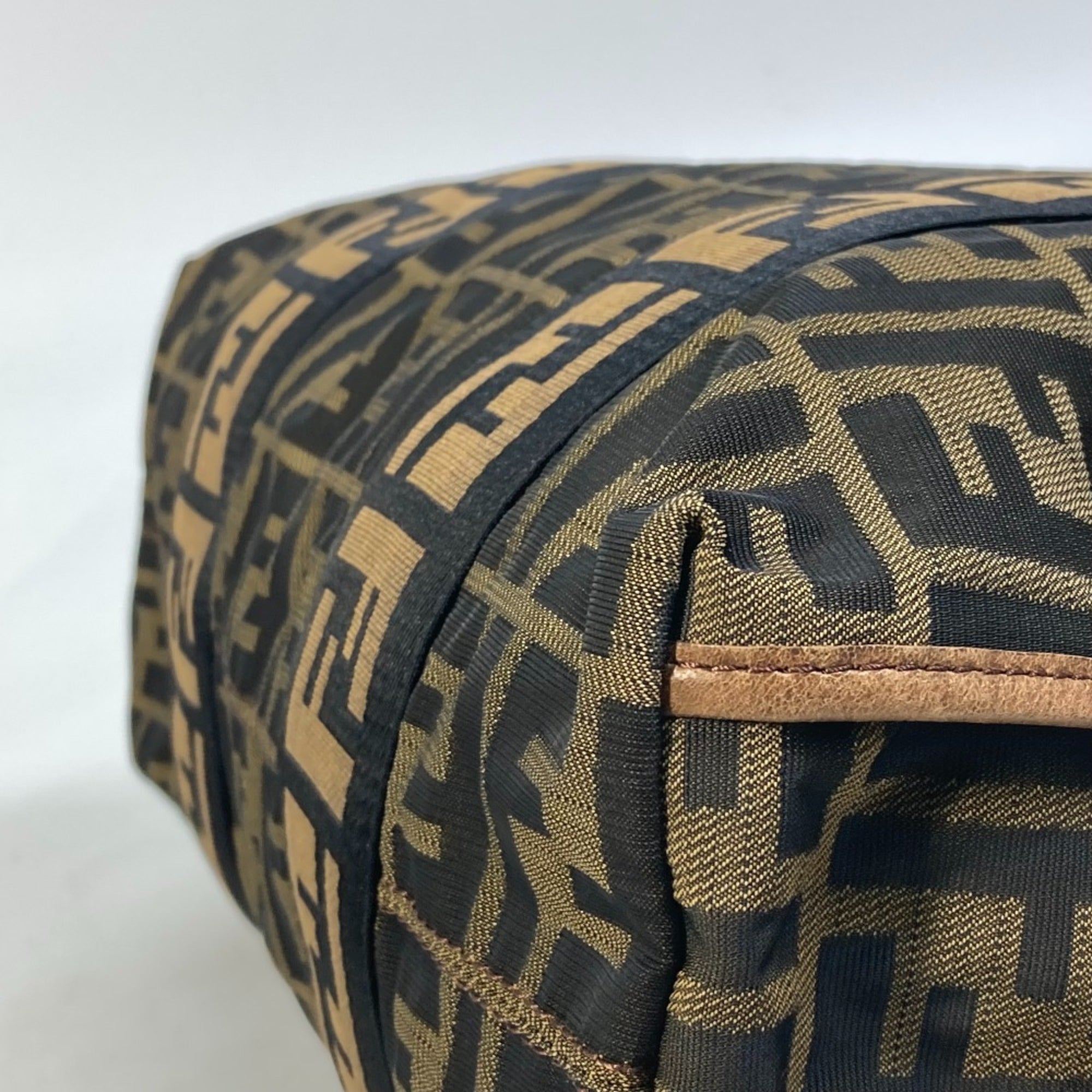 Fendi Brown Leather Tote Bag