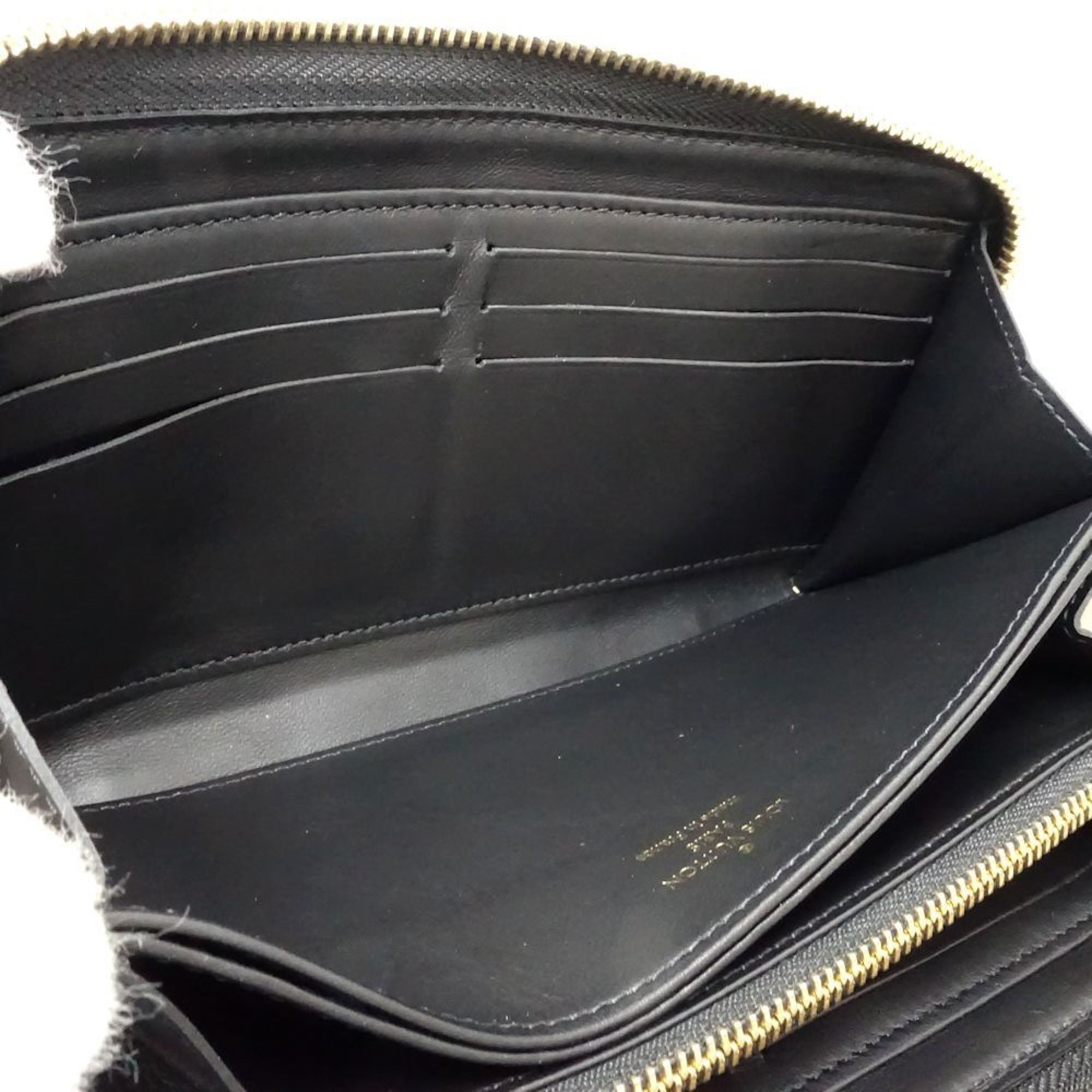 Louis Vuitton Noir Leather Long Wallet