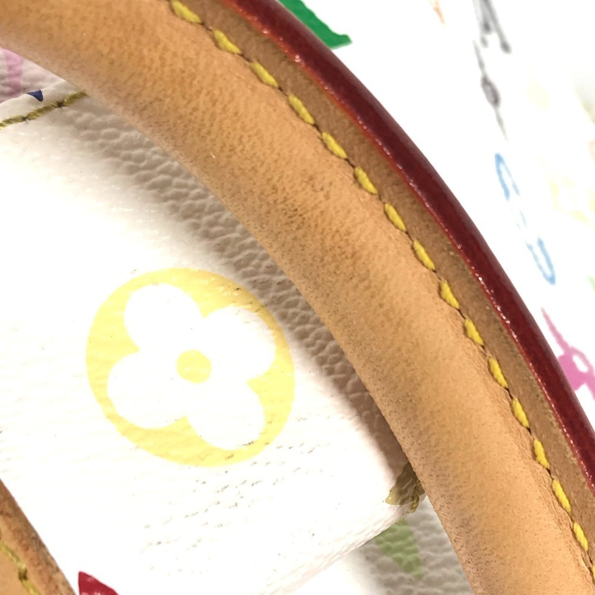 Louis Vuitton Blanc Monogram Multicolore Handbag Tote Bag