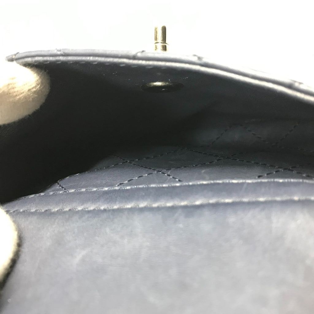 Chanel Blue Leather Shoulder Bag