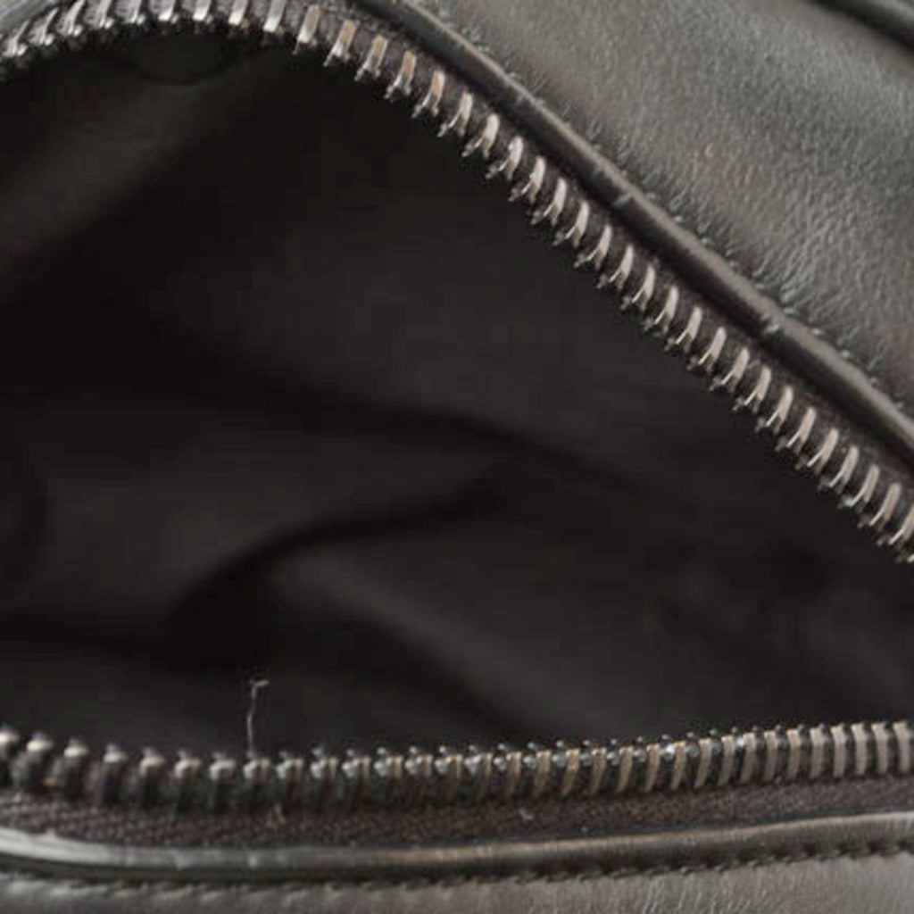 Bottega Veneta Black Leather Pouch Shoulder Bag