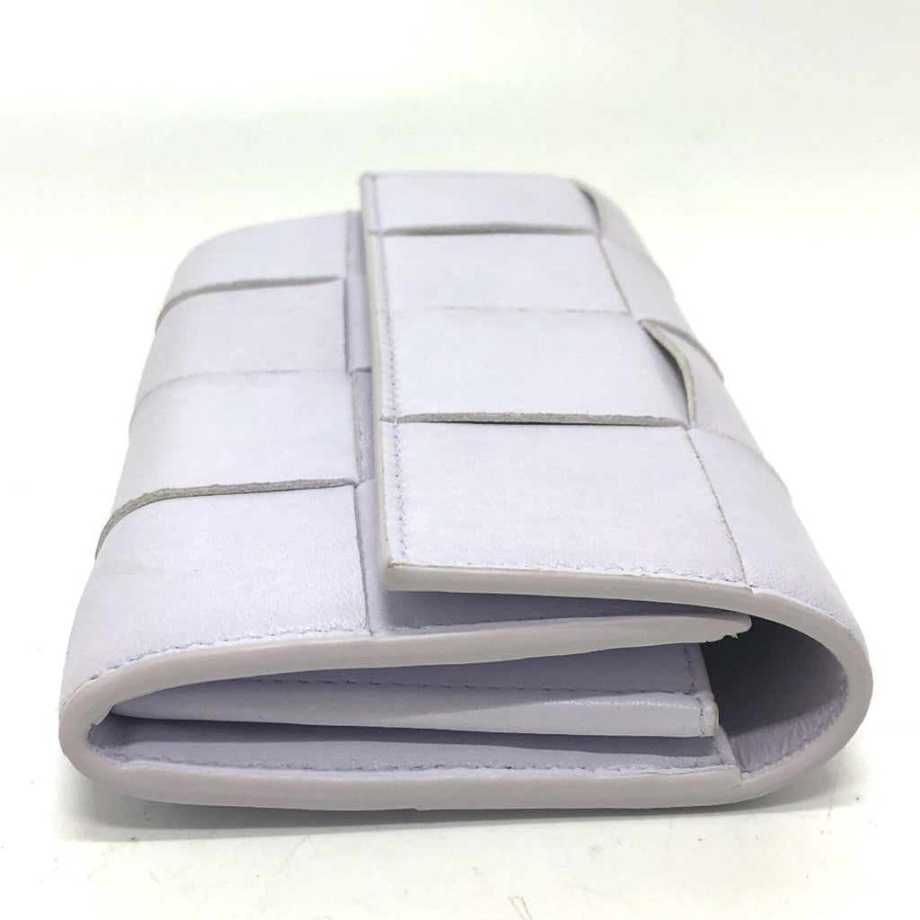 Bottega Veneta Purple Leather Long Wallet (Bi-Fold)