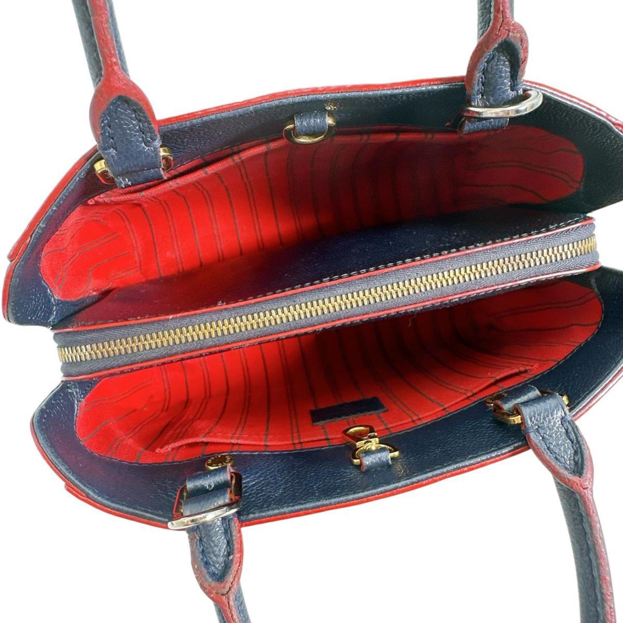 Louis Vuitton Marine Rouge Monogram Empreinte Shoulder Bag