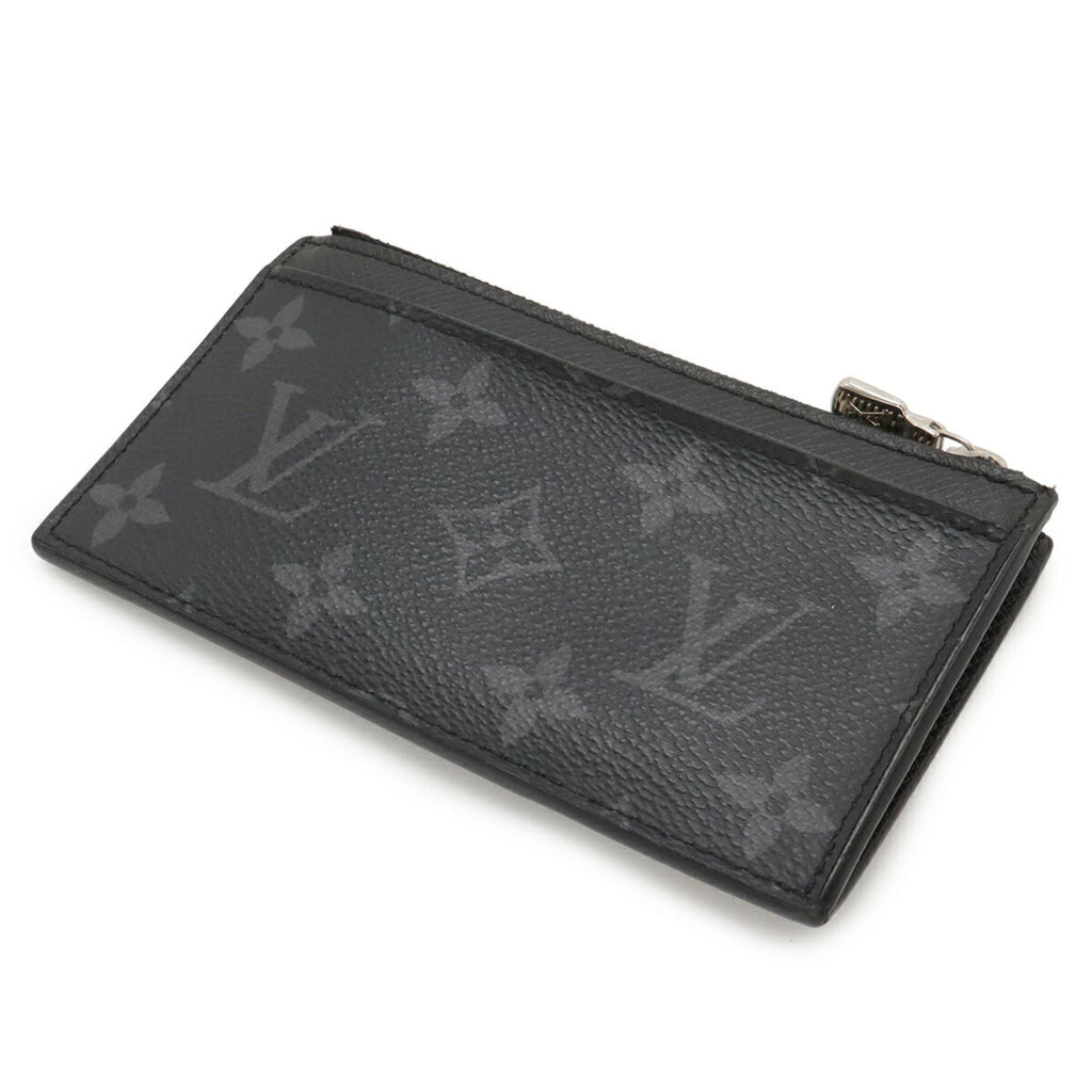 Louis Vuitton Noir Taiga Leather Monogram Eclipse Coin Purse/Coin Case