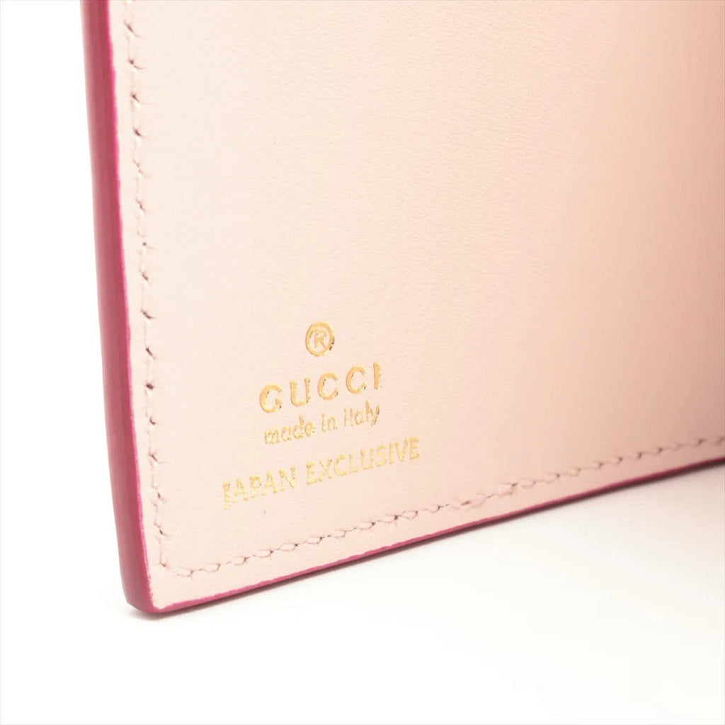Gucci Pink Gg Supreme Wallet (Bi-Fold) (Pre-Owned)