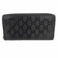 Gucci Black Pvc Long Wallet (Bi-Fold) (Pre-Owned)