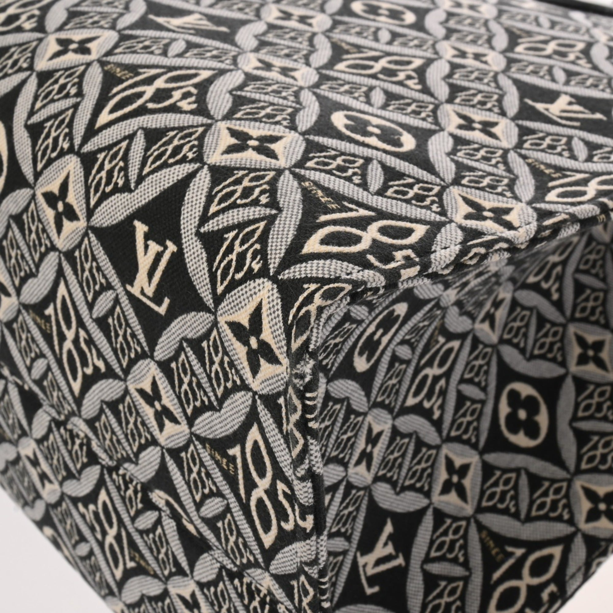 Louis Vuitton Black White Monogram Handbag